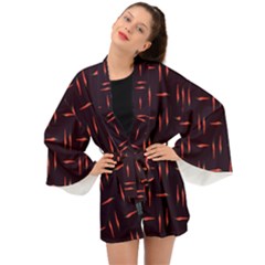 Hot Peppers Long Sleeve Kimono by SychEva