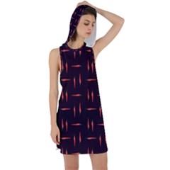 Hot Peppers Racer Back Hoodie Dress by SychEva