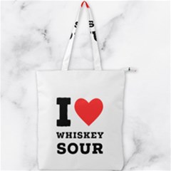 I Love Whiskey Sour Double Zip Up Tote Bag by ilovewhateva