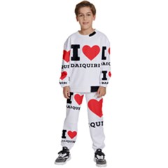 I Love Daiquiri Kids  Sweatshirt Set by ilovewhateva