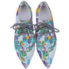 Pattern Hotdogtrap Pointed Oxford Shoes by Salman4z