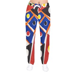 Pattern And Decoration Revisited At The East Side Galleries Women Velvet Drawstring Pants by Salman4z