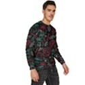 Abstract Pattern Men s Fleece Sweatshirt View3