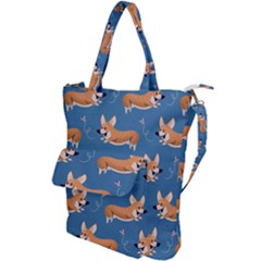 Corgi Patterns Shoulder Tote Bag by Salman4z