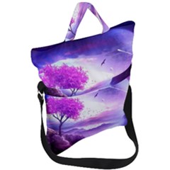 Fantasy World Fold Over Handle Tote Bag by Salman4z