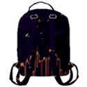 Skyscraper Town Urban Towers Flap Pocket Backpack (Large) View3