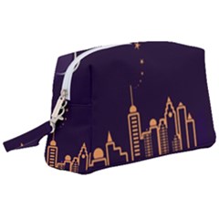 Skyscraper Town Urban Towers Wristlet Pouch Bag (large) by Salman4z