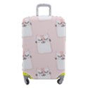 Pattern Pink Cute Sweet Fur Cats Luggage Cover (Small) View1