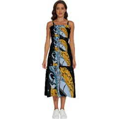 Astronaut Planet Space Science Sleeveless Shoulder Straps Boho Dress by Salman4z