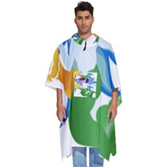 Mermaid Fantasy Undersea Merman Men s Hooded Rain Ponchos by Salman4z