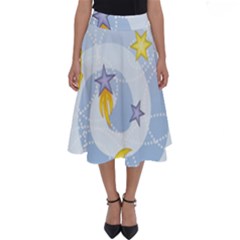 Science Fiction Outer Space Perfect Length Midi Skirt by Salman4z