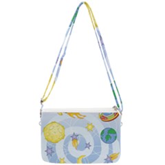 Science Fiction Outer Space Double Gusset Crossbody Bag by Salman4z