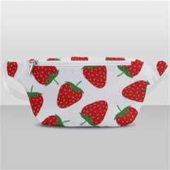 Seamless Pattern Fresh Strawberry Waist Bag  by Salman4z