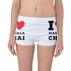 I Love Masala Chai Reversible Boyleg Bikini Bottoms by ilovewhateva