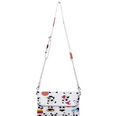 Playing Panda Cartoon Mini Crossbody Handbag by Salman4z