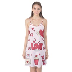 Hand Drawn Valentines Day Element Collection Camis Nightgown  by Salman4z