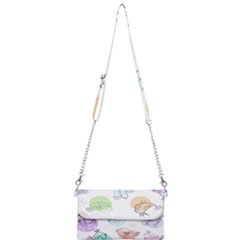 Cartoon Bird Cute Doodle Bird Mini Crossbody Handbag by Salman4z