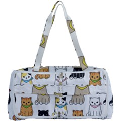 Cat Kitten Seamless Pattern Multi Function Bag by Salman4z