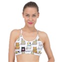 Cat Kitten Seamless Pattern Basic Training Sports Bra View1