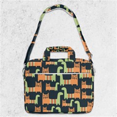 Seamless-pattern-with-cats Macbook Pro 13  Shoulder Laptop Bag  by Salman4z