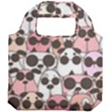 Cute-dog-seamless-pattern-background Foldable Grocery Recycle Bag View2