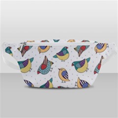 Seamless-pattern-with-hand-drawn-bird-black Waist Bag  by Salman4z