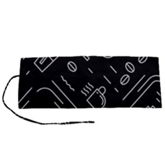 Coffee-background Roll Up Canvas Pencil Holder (s) by Salman4z