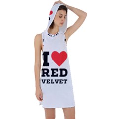 I Love Red Velvet Racer Back Hoodie Dress by ilovewhateva