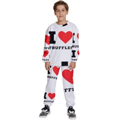 I Love Truffles Kids  Sweatshirt Set by ilovewhateva