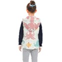 Underwater-seamless-pattern-light-background-funny Kids  Hooded Puffer Vest View2