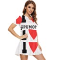 I love spumoni Tiered Short Sleeve Babydoll Dress View2