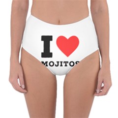 I Love Mojitos  Reversible High-waist Bikini Bottoms by ilovewhateva