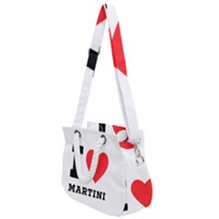 I Love Martini Rope Handles Shoulder Strap Bag by ilovewhateva