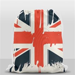 Union Jack England Uk United Kingdom London Drawstring Bag (small) by Ravend