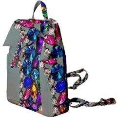 Colorful Diamonds Buckle Everyday Backpack by Sparkle