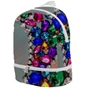 Colorful Diamonds Zip Bottom Backpack View1