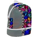 Colorful Diamonds Zip Bottom Backpack View2