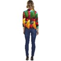 Colorful Capsicum Women s Casual 3/4 Sleeve Spring Jacket View4