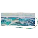 Waves Ocean Sea Tsunami Nautical Painting Roll Up Canvas Pencil Holder (M) View2