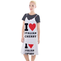 I Love Italian Cherry Camis Fishtail Dress by ilovewhateva