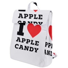 I Love Apple Candy Flap Top Backpack by ilovewhateva