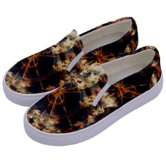 Science Fiction Background Fantasy Kids  Canvas Slip Ons by danenraven