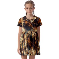 Science Fiction Background Fantasy Kids  Asymmetric Collar Dress by danenraven