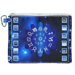 Astrology Horoscopes Constellation Canvas Cosmetic Bag (xxl) by danenraven