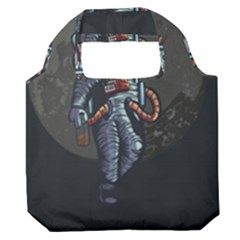 Illustration-drunk-astronaut Premium Foldable Grocery Recycle Bag by Salman4z