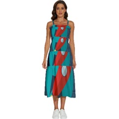 Rocket-with-science-related-icons-image Sleeveless Shoulder Straps Boho Dress by Salman4z