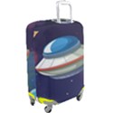 Ufo-alien-spaceship-galaxy Luggage Cover (Large) View2