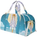 Space-exploration-illustration Burner Gym Duffel Bag View1