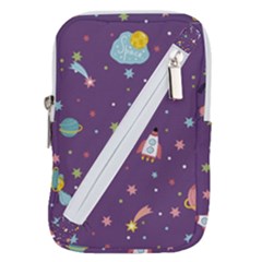 Space-travels-seamless-pattern-vector-cartoon Belt Pouch Bag (large) by Salman4z