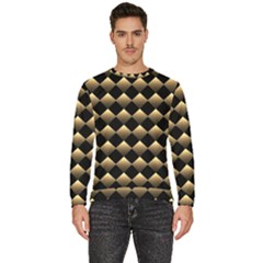 Golden Chess Board Background Men s Fleece Sweatshirt by pakminggu